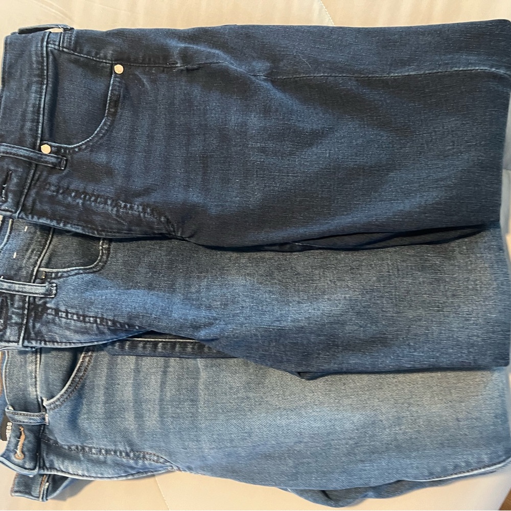 Set of three Express Blue Jeans